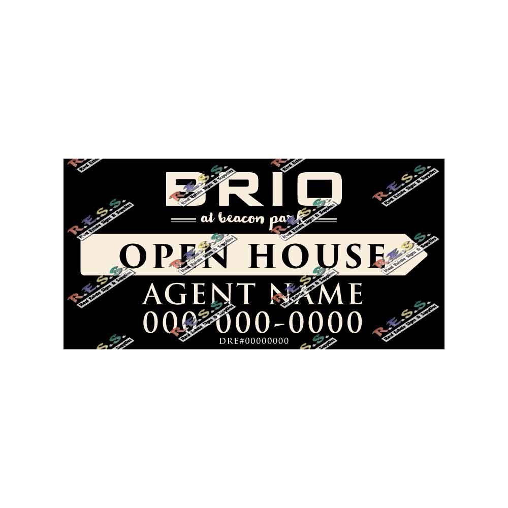 Brio at Beacon Park - Open House Signs