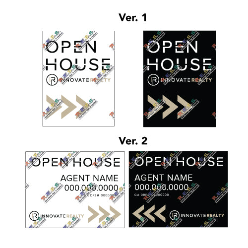 Innovate Realty - Open House Signs