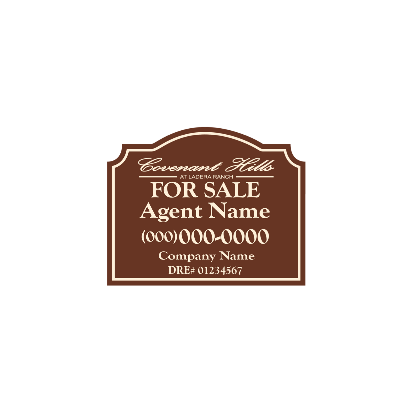 Covenant Hills - Listing Sign with Post