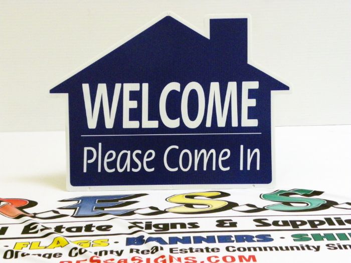 Welcome - House Shape