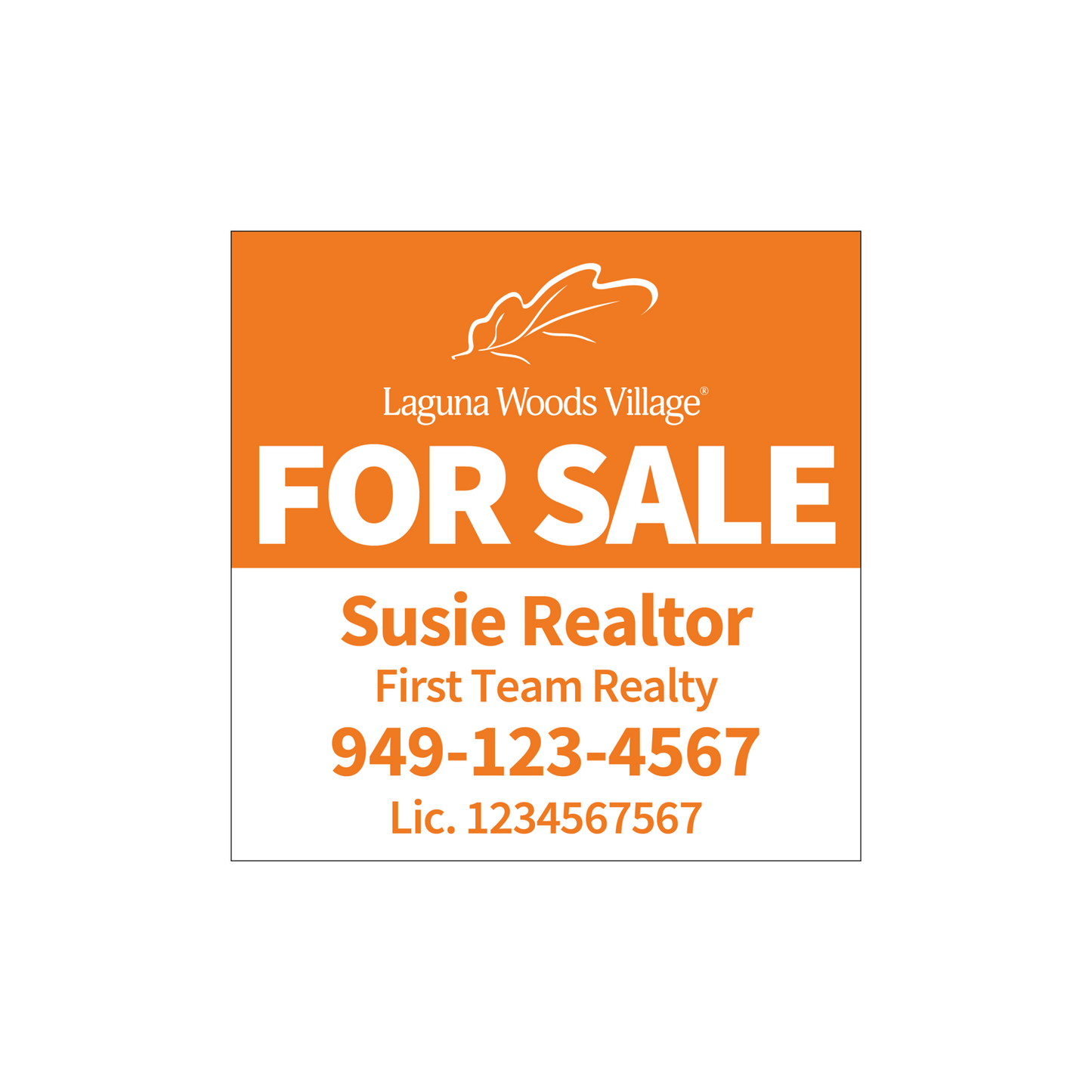 Laguna Woods Village - Listing Sign | 24x18