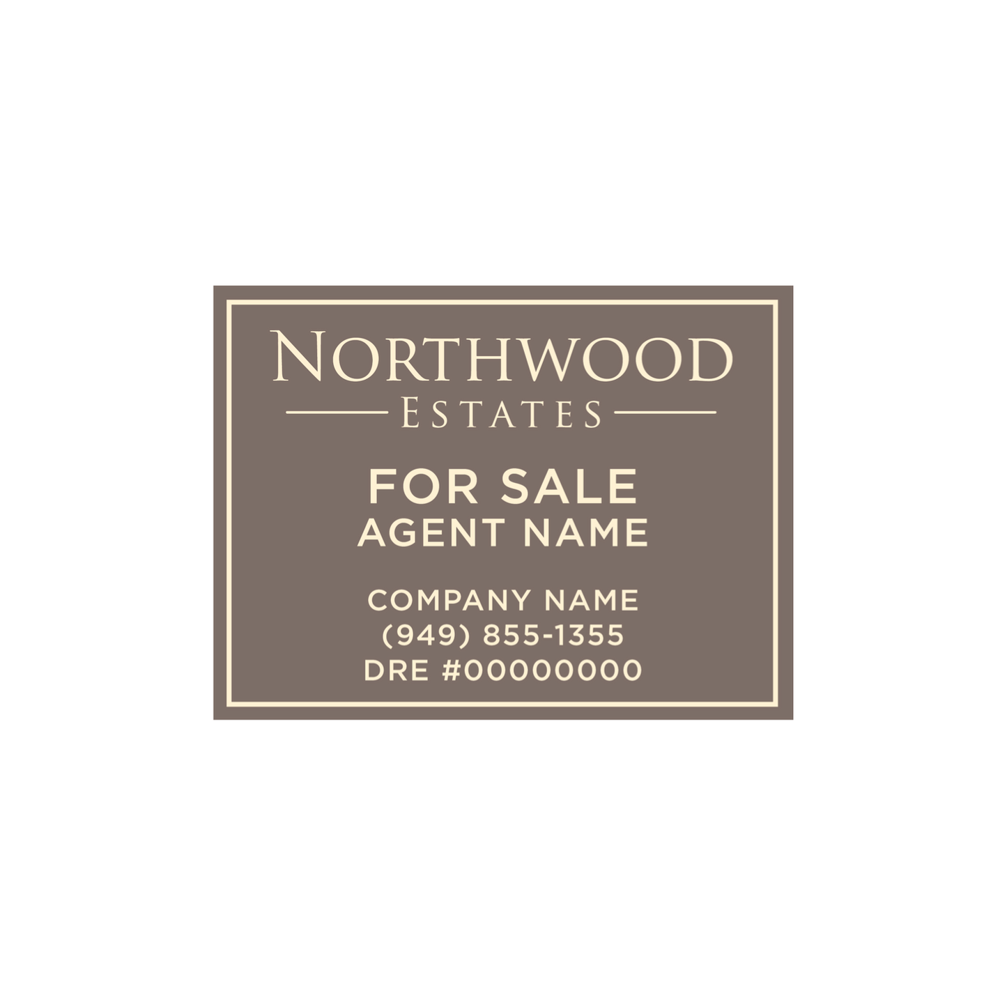 Northwood Estates - Listing Sign