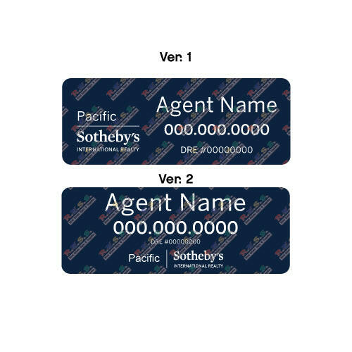 Pacific Sotheby's - Car Magnetic Sign | 9x24 (PAIR)