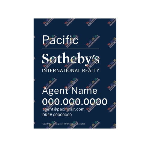 Pacific Sotheby's - Listing Sign | 18x24