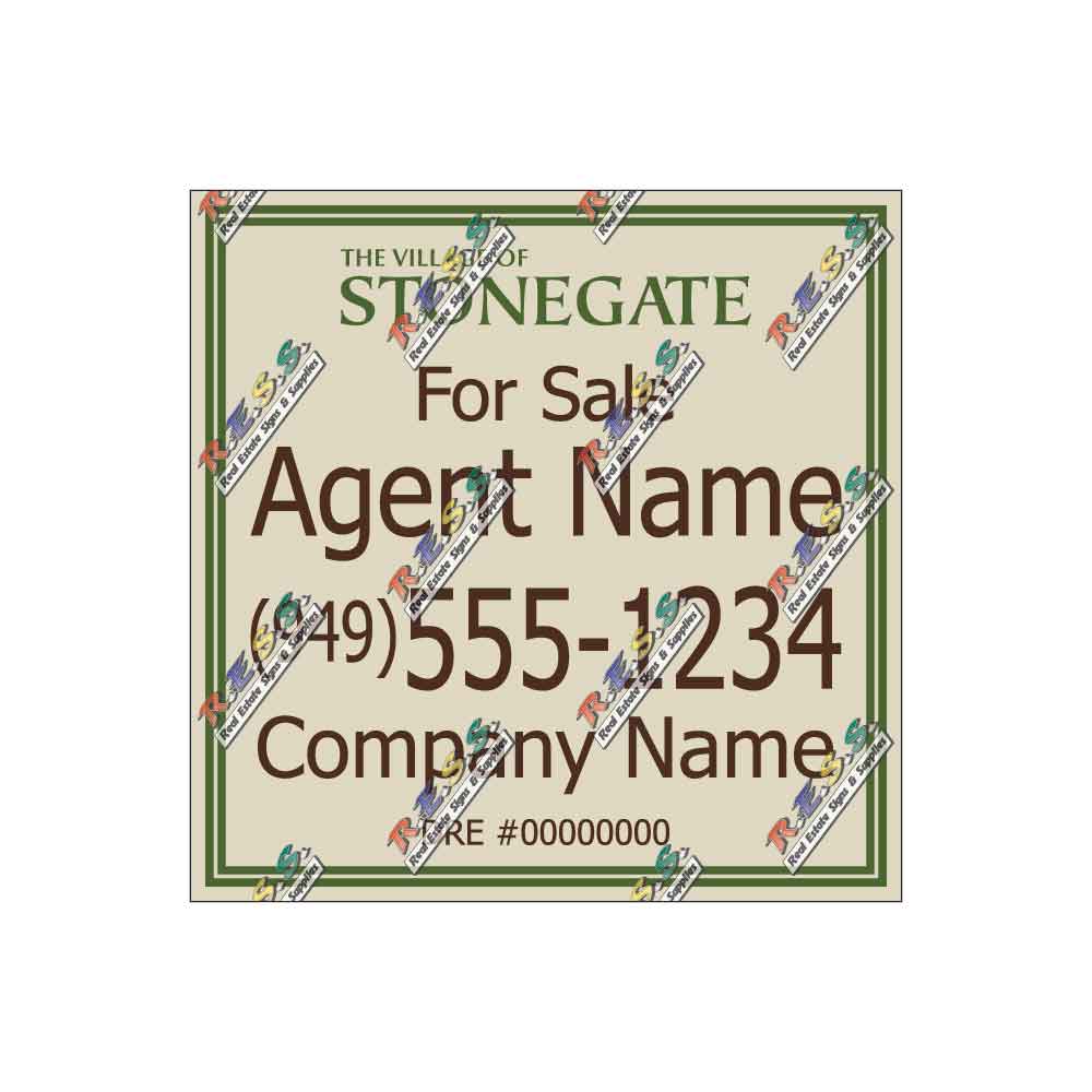Stonegate - Listing Sign