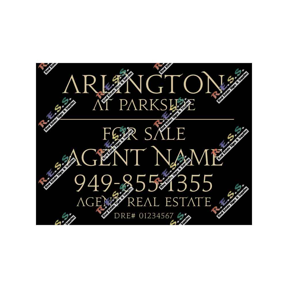 Arlington - Listing Sign - R.E.S.S. - Real Estate Signs & Services
