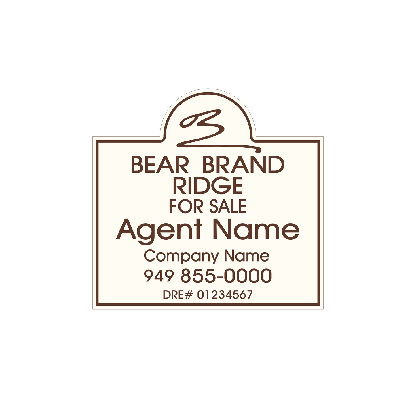 Bear Brand Ridge - Listing Sign