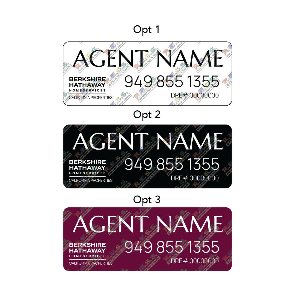 Berkshire Hathaway - Car Magnetic Sign | 9x24 (PAIR) - R.E.S.S. - Real Estate Signs & Services