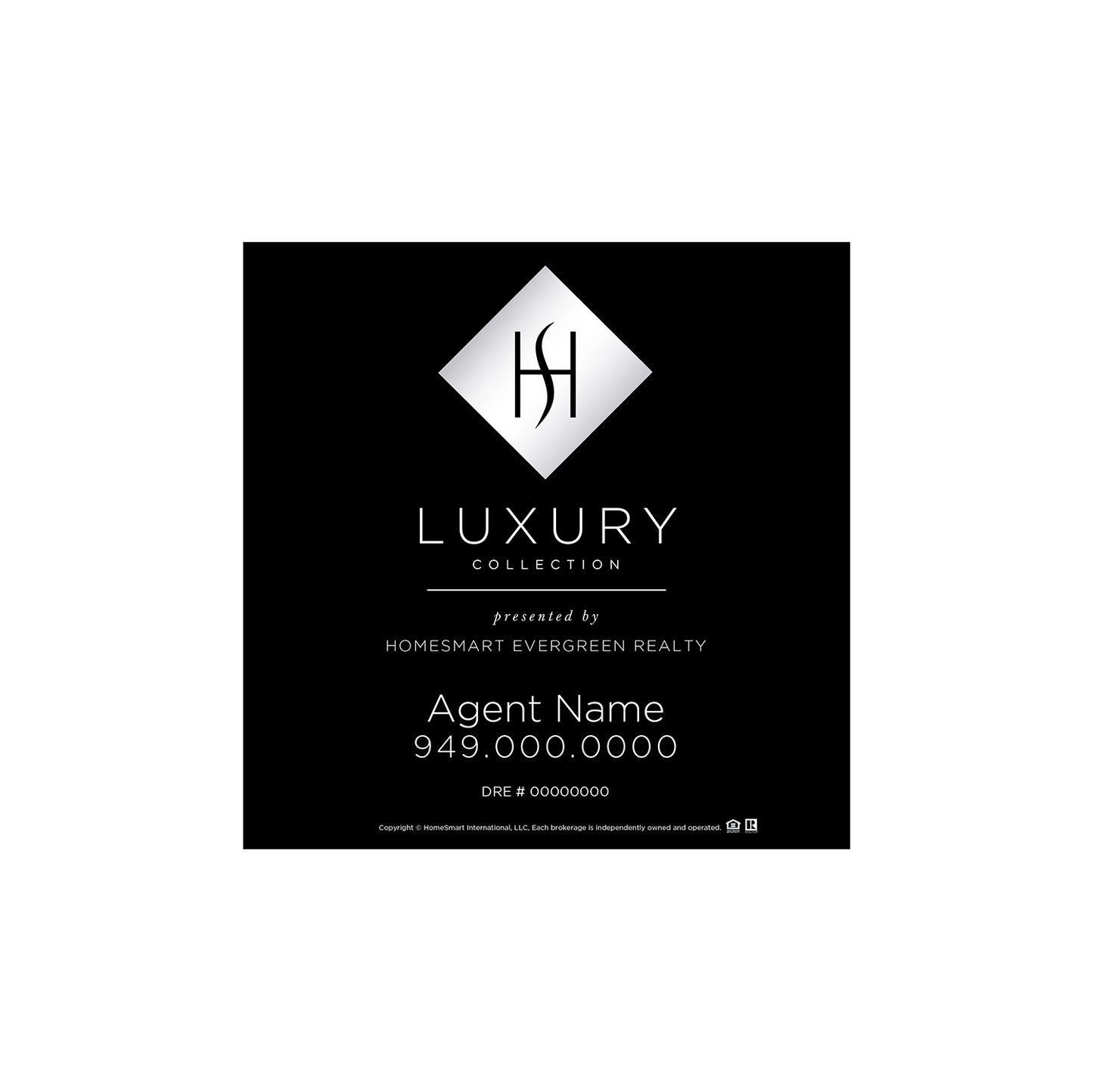 HomeSmart - Luxury Listing Sign | 24x24