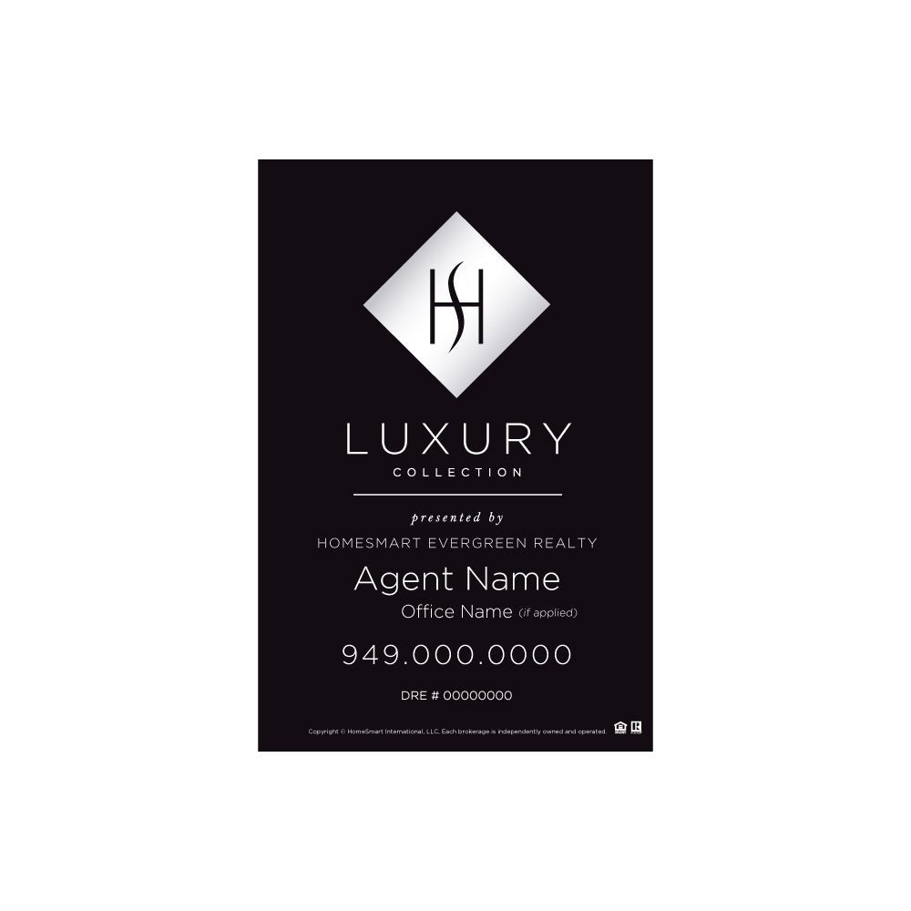HomeSmart - Luxury Listing Sign | 12x18 - R.E.S.S. - Real Estate Signs & Services