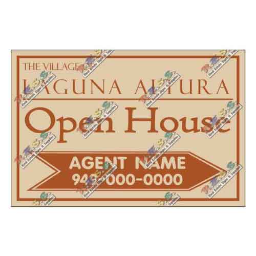 Laguna Altura - Open House Signs - R.E.S.S. - Real Estate Signs & Services