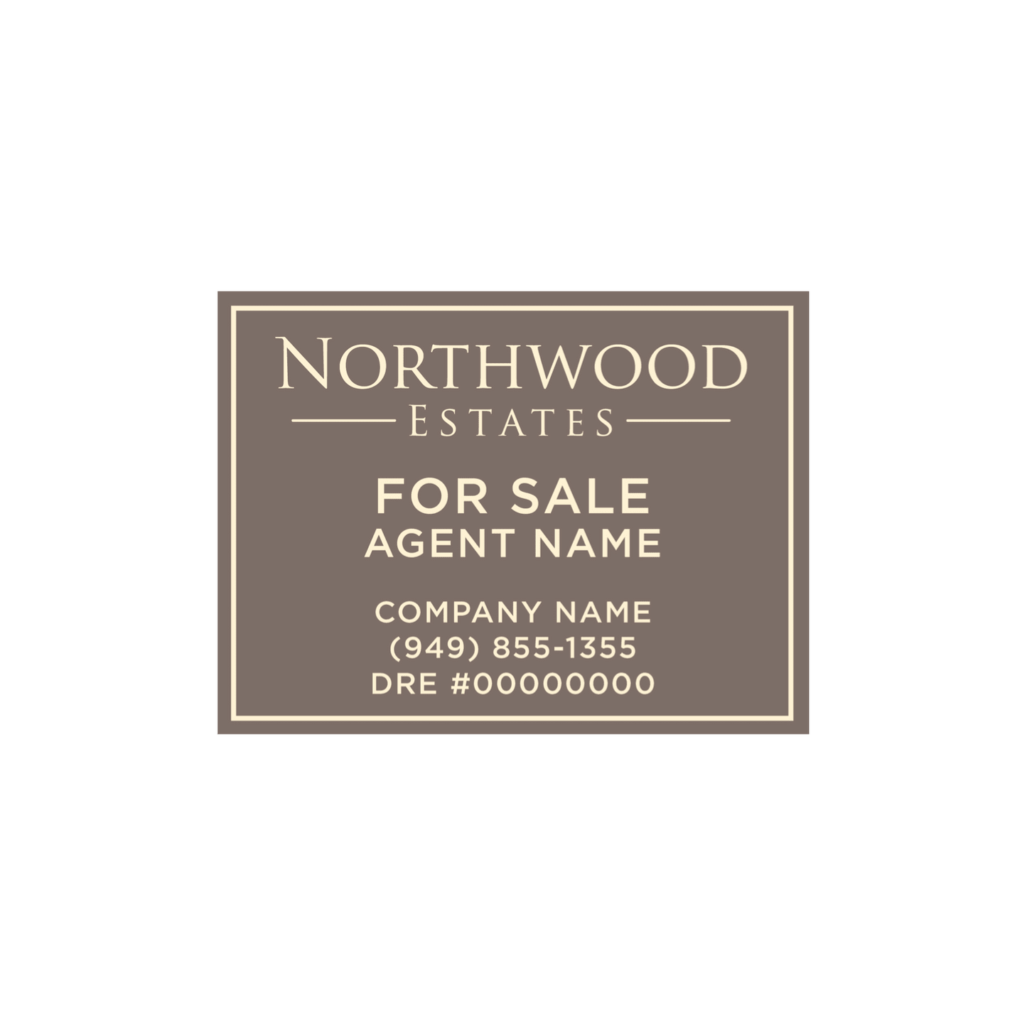 Northwood Estates - Listing Sign - R.E.S.S. - Real Estate Signs & Services