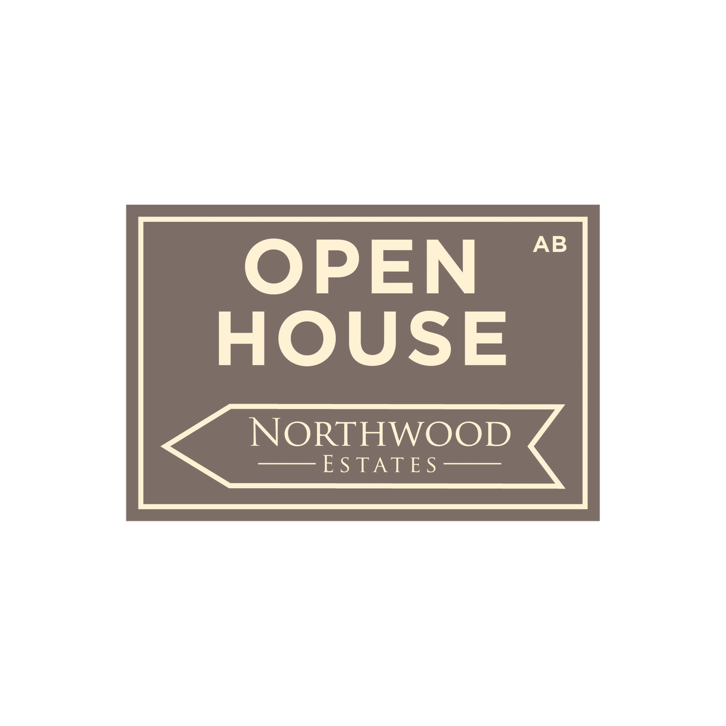 Northwood Estates - Open House Signs - R.E.S.S. - Real Estate Signs & Services