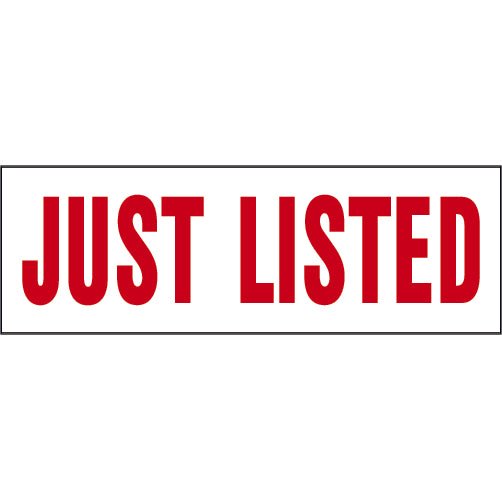 Rider - Just Listed - R.E.S.S. - Real Estate Signs & Services