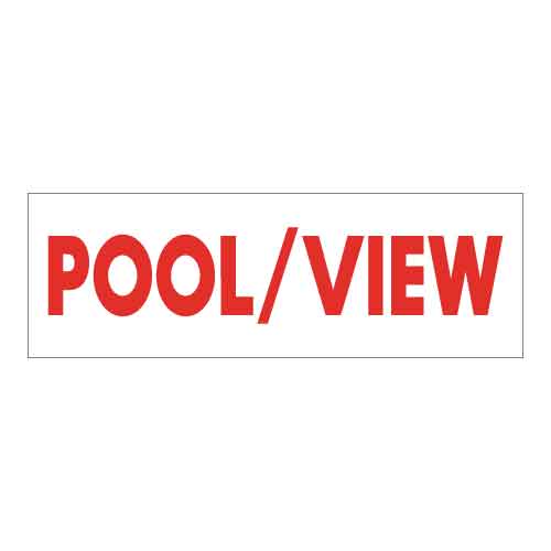 Rider - Pool / View - R.E.S.S. - Real Estate Signs & Services