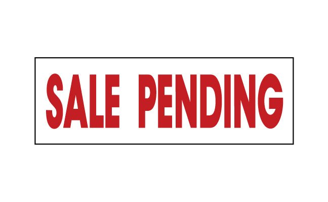 Rider - Sale Pending - R.E.S.S. - Real Estate Signs & Services
