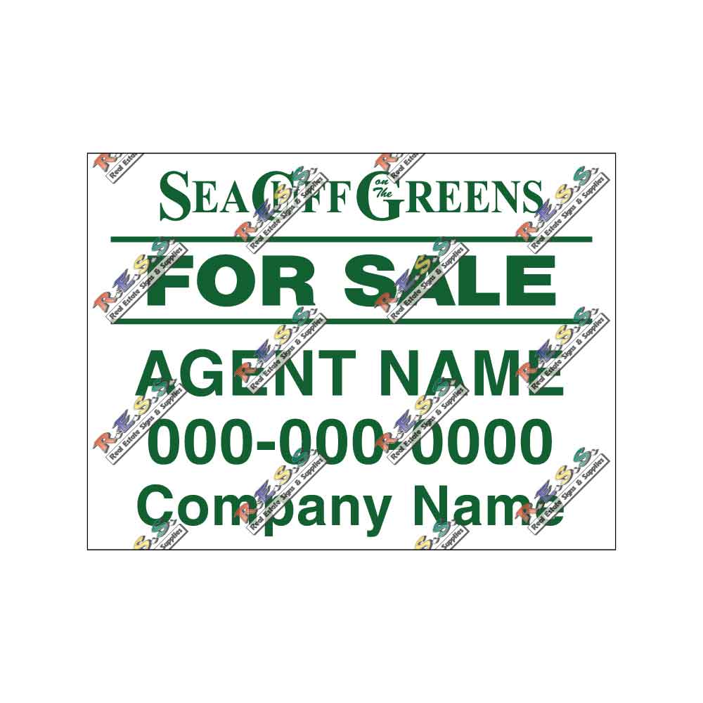 Sea Cliff on the Green - Listing Sign - R.E.S.S. - Real Estate Signs & Services