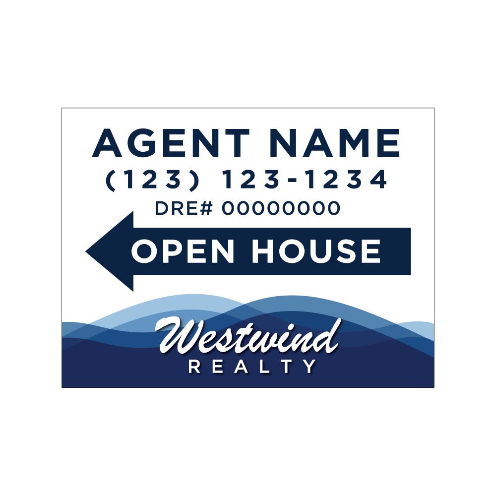 Westwind Realty - Open House Signs | 24x18 - R.E.S.S. - Real Estate Signs & Services
