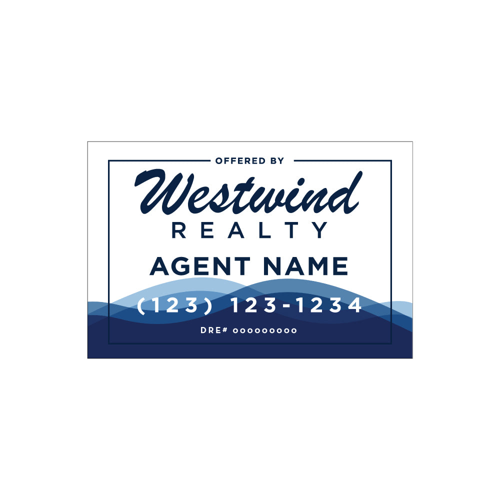 Westwind Realty Listing Sign 12" x 18"