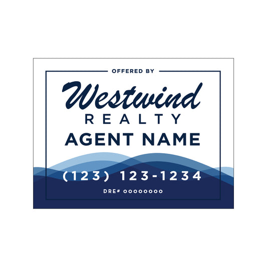 Westwind Realty Listing Sign 18" x 24"