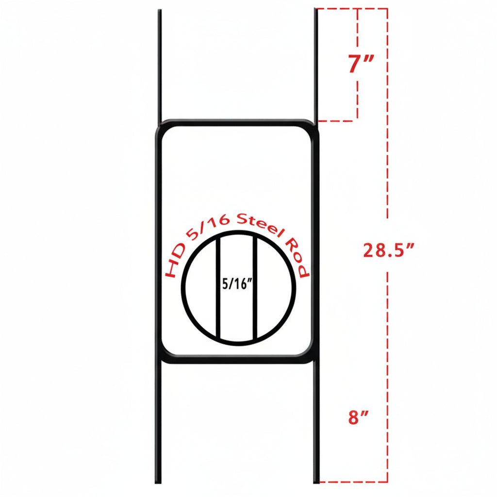 Stake - 30" Short H - Coroplast