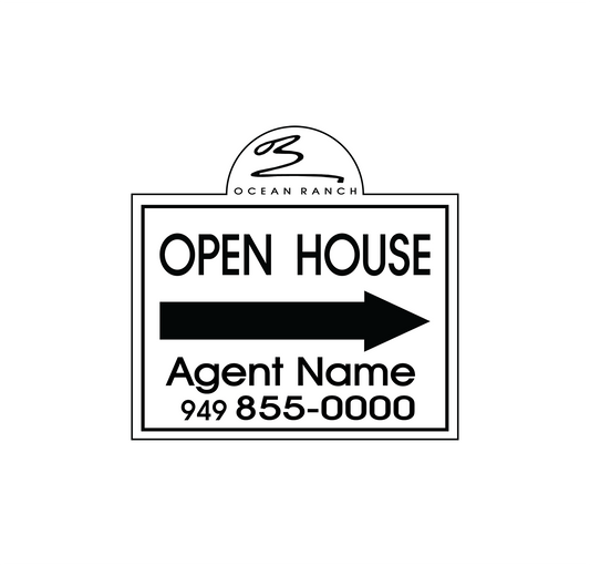 Bear Brand Ocean Ranch - Open House Signs
