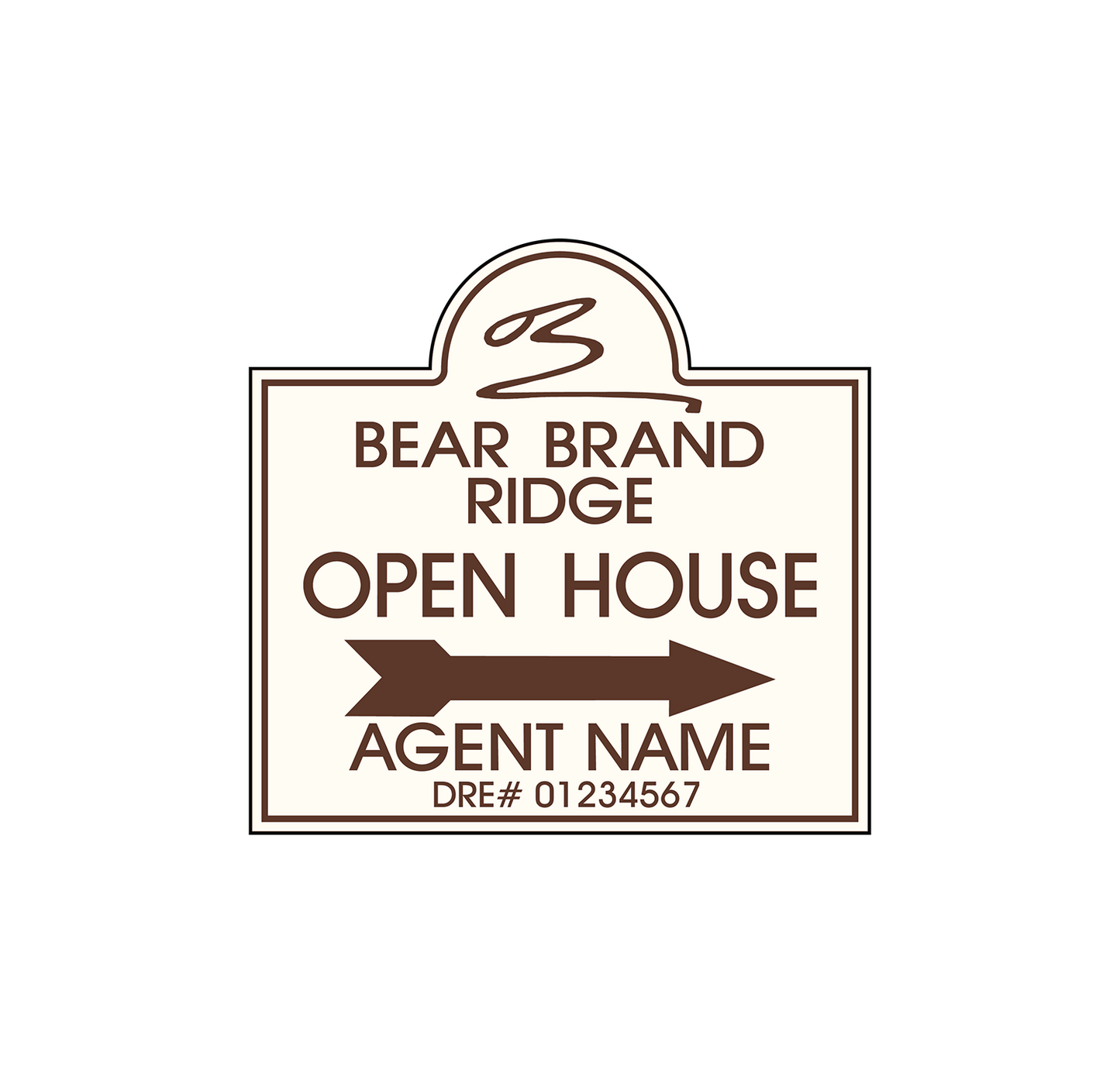 Bear Brand Ridge - Open House Signs