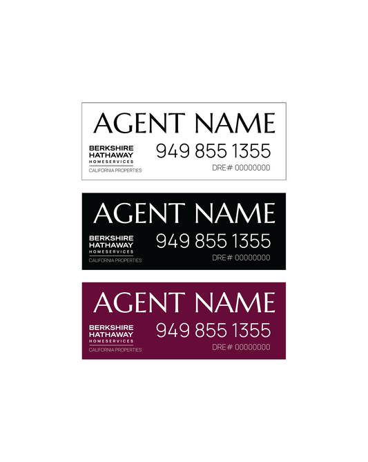 Berkshire Hathaway - Listing Signs | 24x9