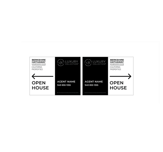 Berkshire Hathaway Luxury Collection - Open House Signs | 24x18