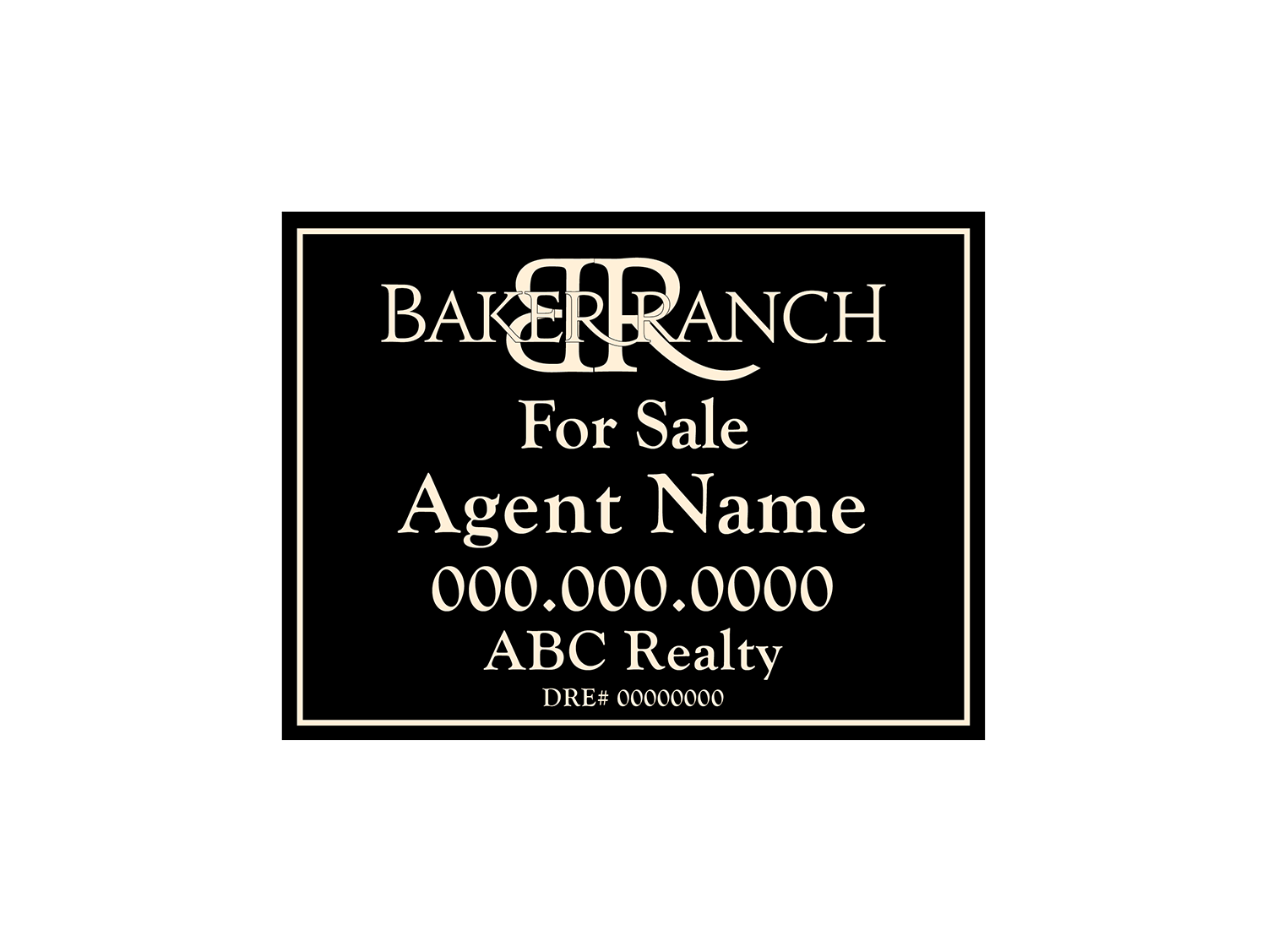 Baker Ranch - Listing Sign