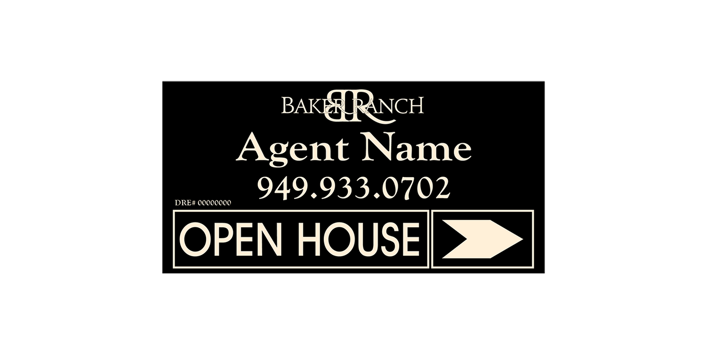 Baker Ranch - Open House Signs