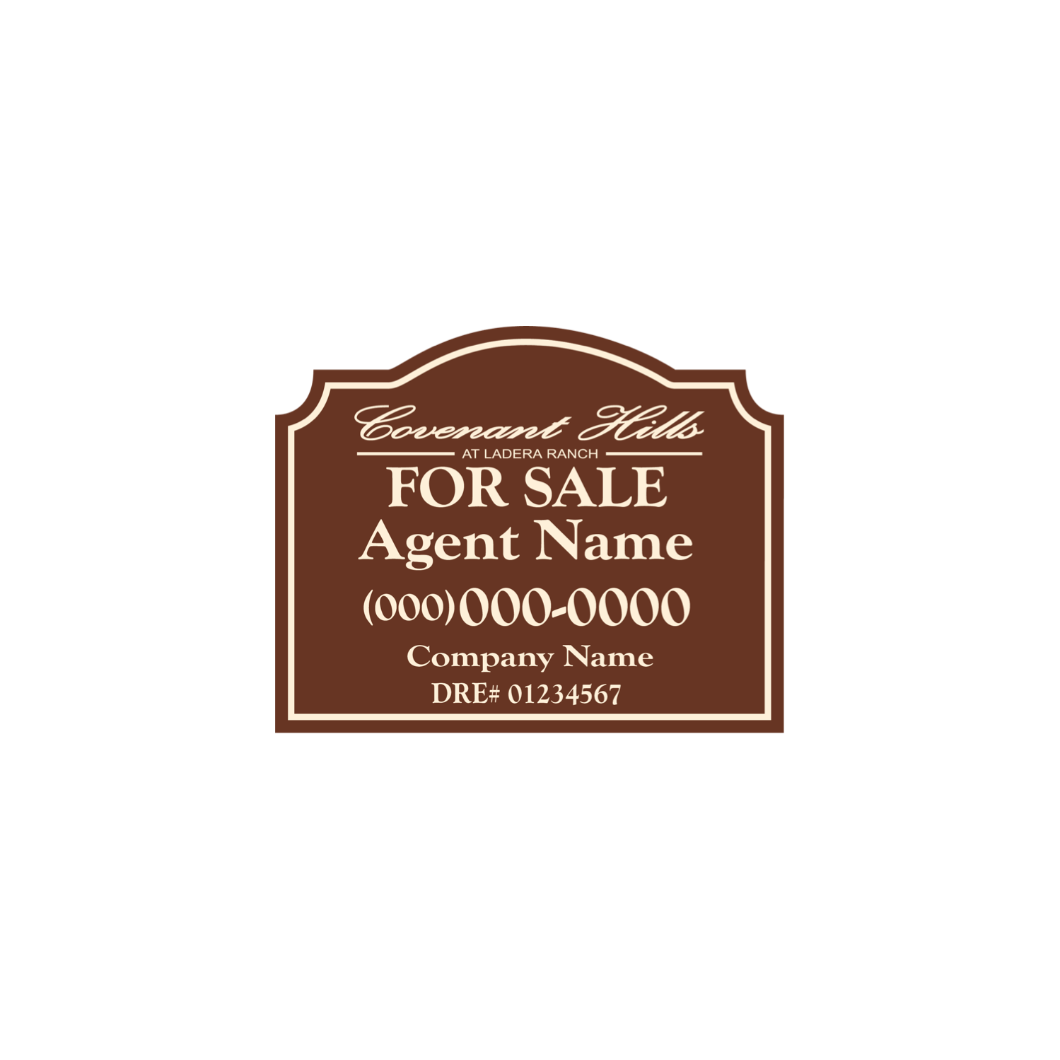 Covenant Hills - Listing Sign with Post