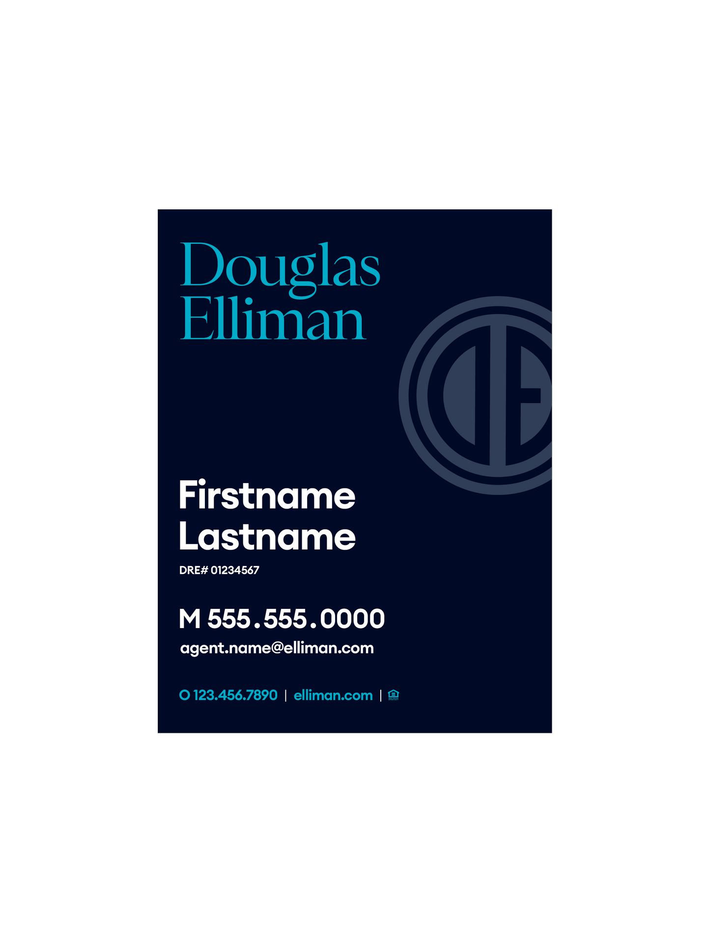 Douglas Elliman Listing Sign 18x24