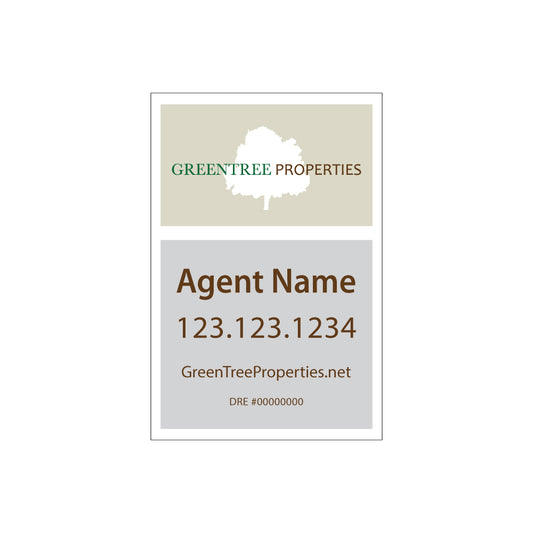 Greentree Properties - Listing Sign 12" x 18"