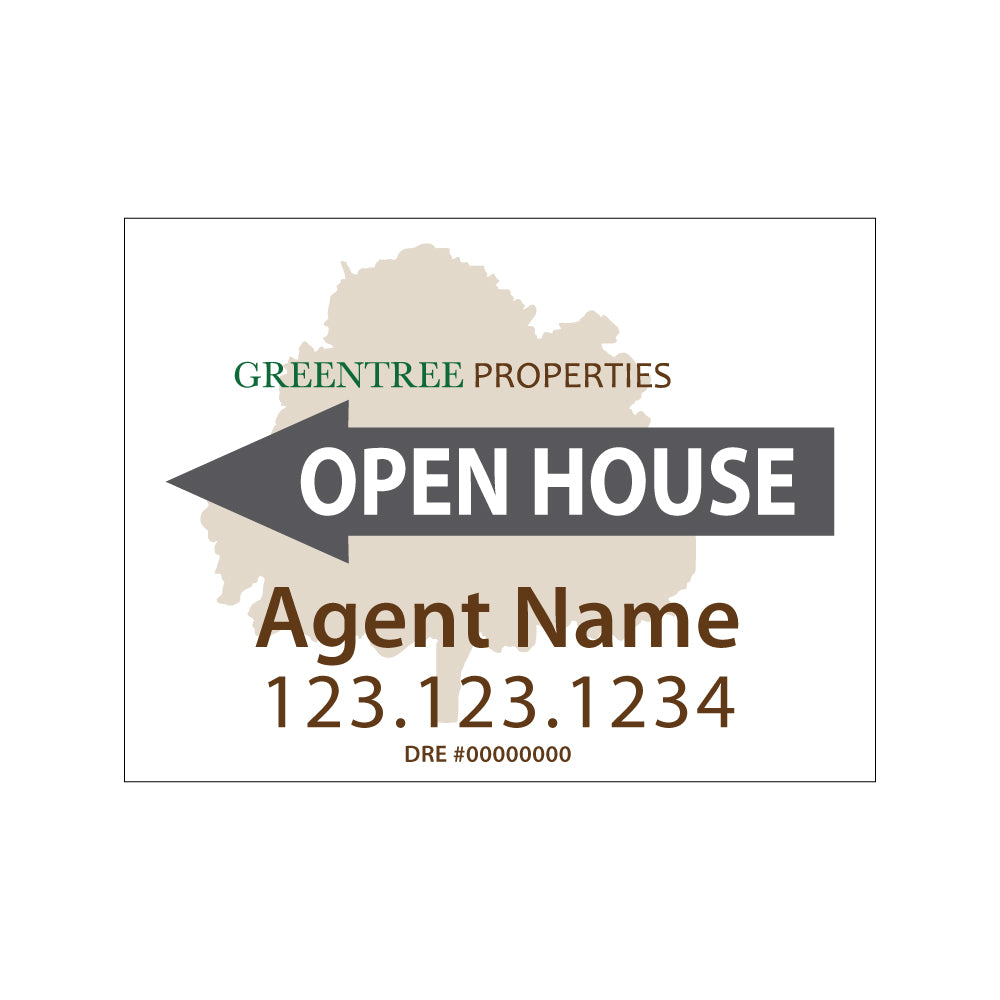 Greentree Properties - Open House Signs | 24x18