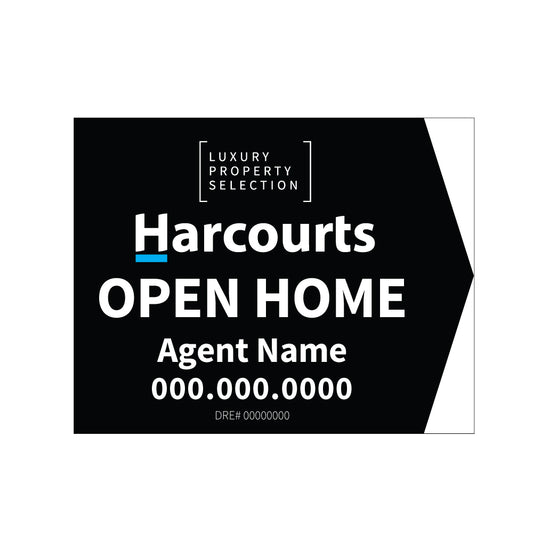Harcourts Luxury Property Selection - Open House Signs | 24x18