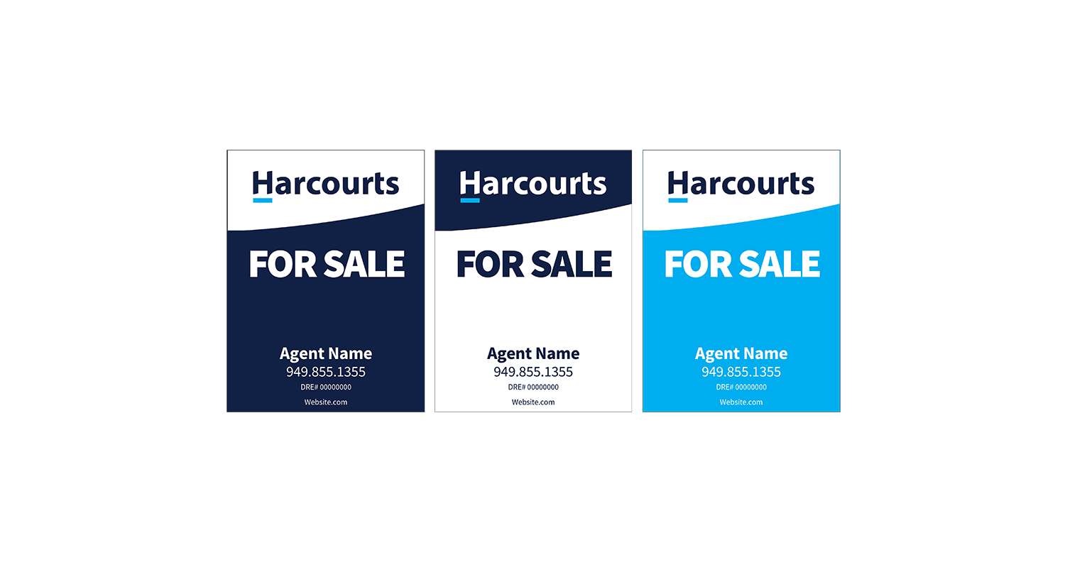 Harcourts - Listing Signs | 18x24