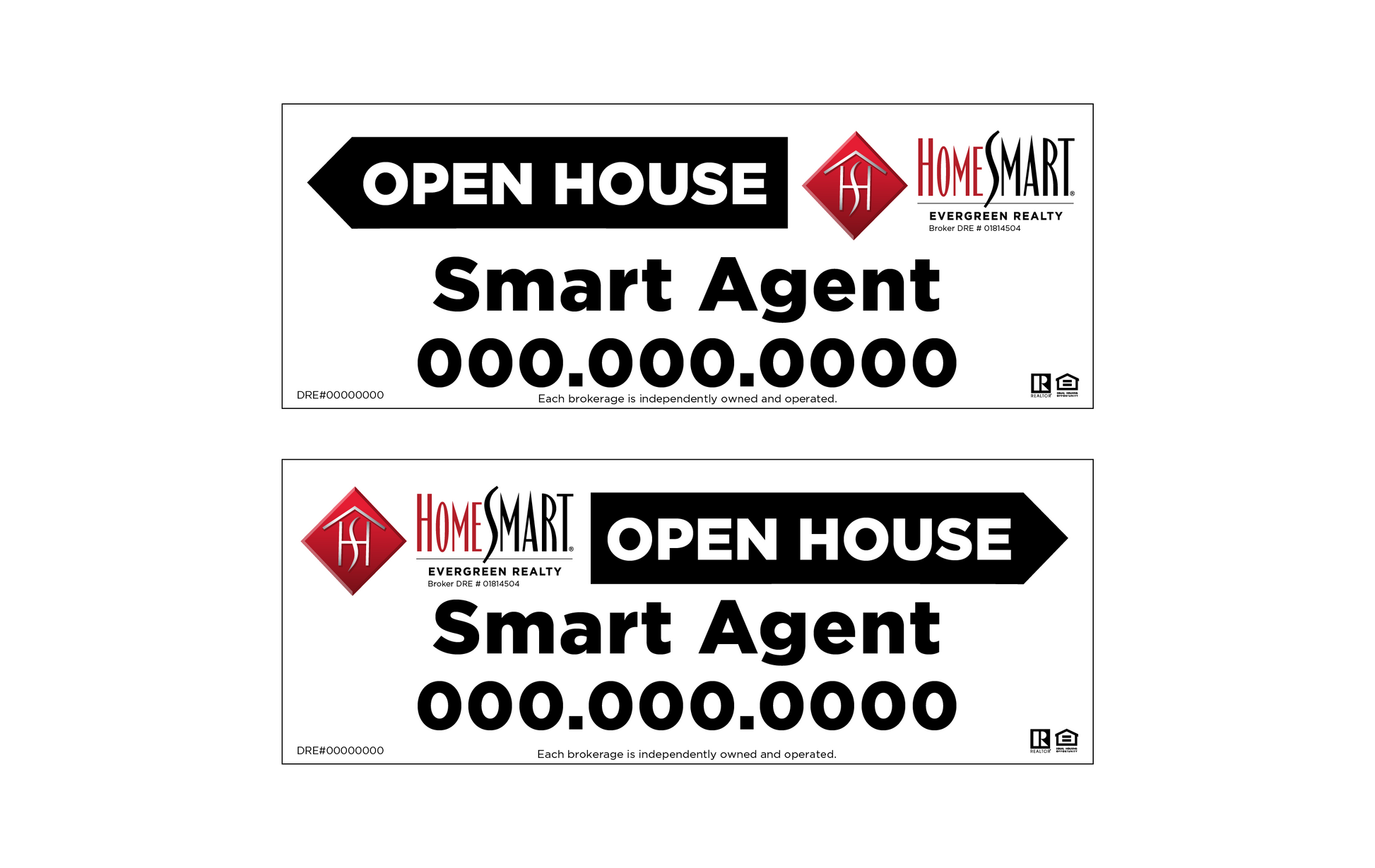 HomeSmart - Open House Signs | 24x9