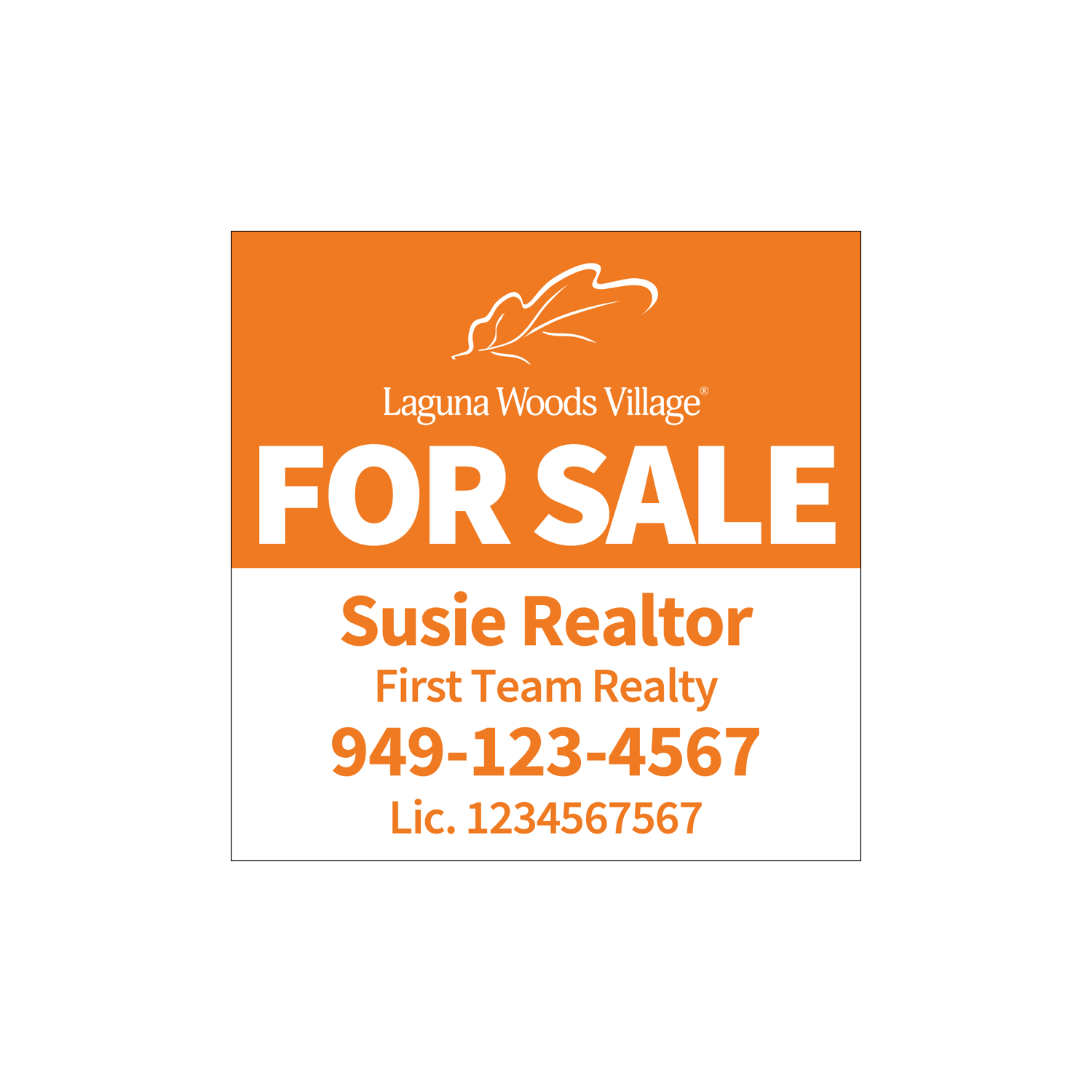 Laguna Woods Village - Listing Sign | 24x18