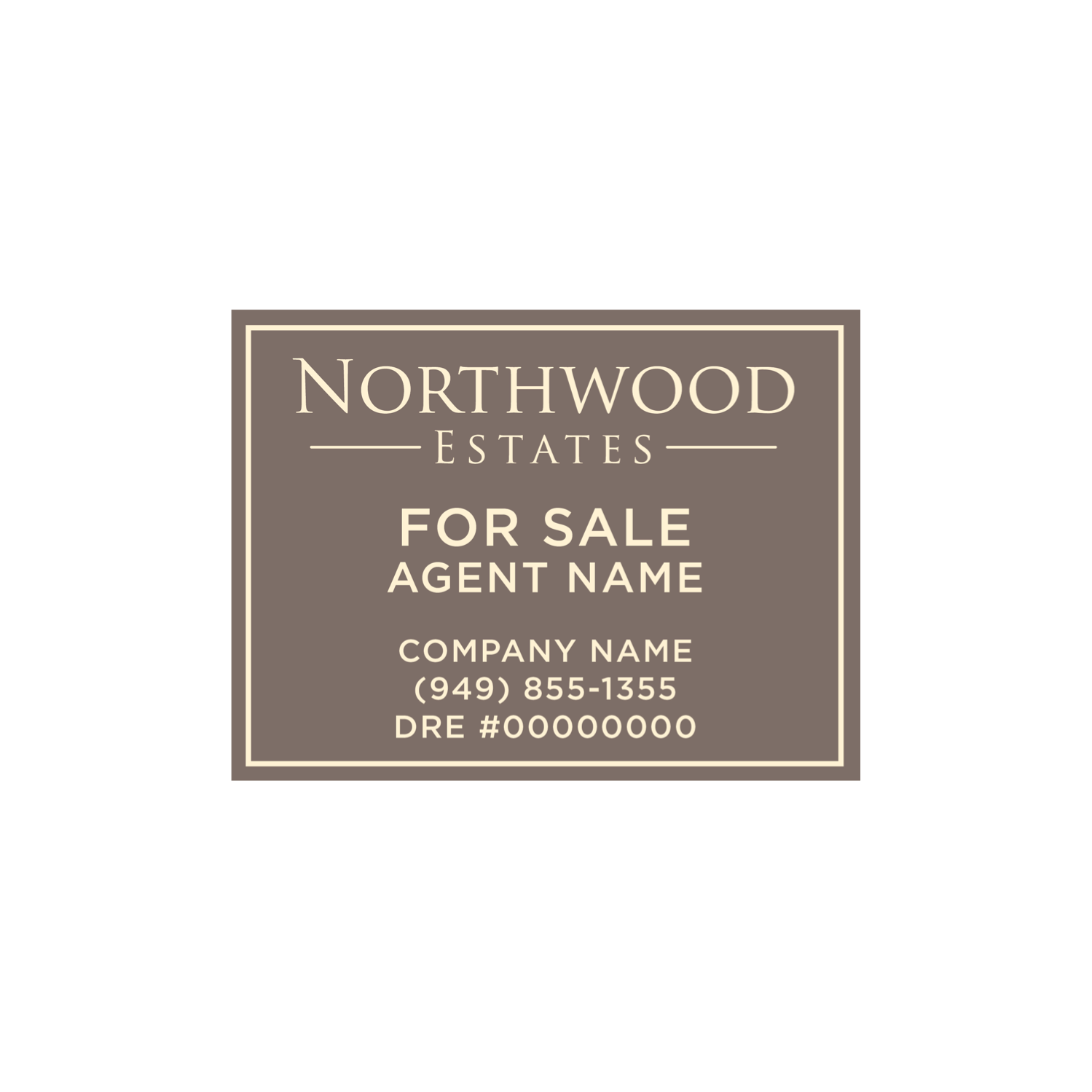 Northwood Estates - Listing Sign