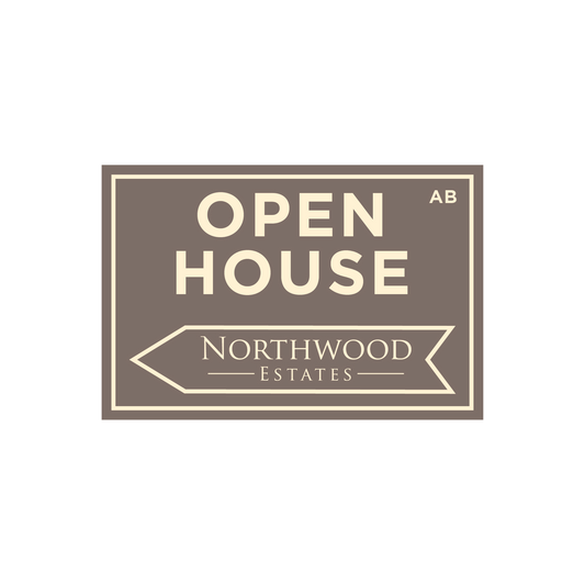 Northwood Estates - Open House Signs