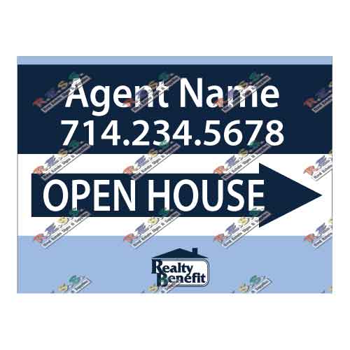 Realty Benefit - Open House Signs | 24x18