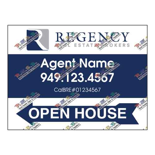Regency - Open House Signs | 24x18