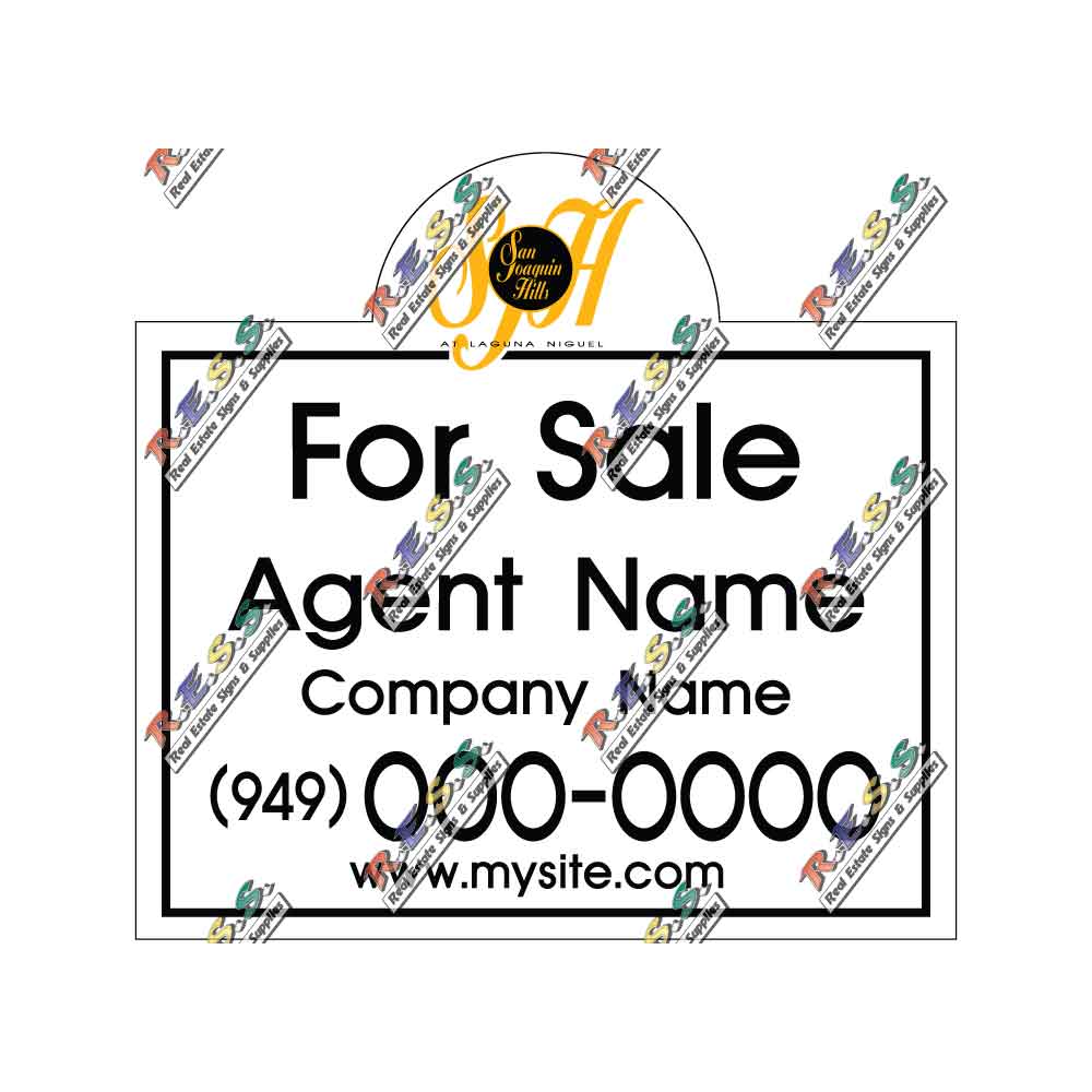 San Joaquin Hills - Listing Sign