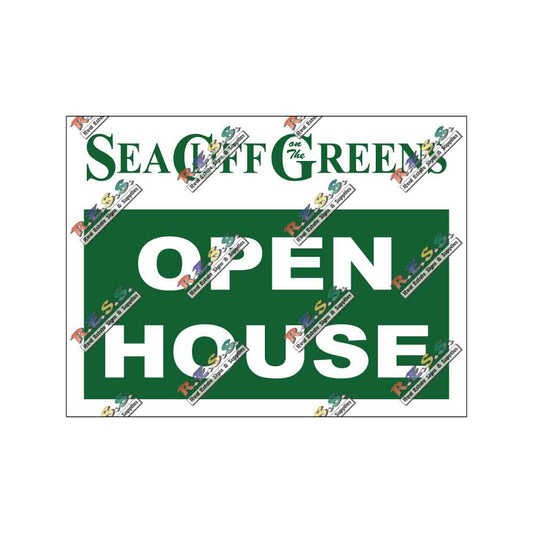 Sea Cliff on the Green - Open House Signs