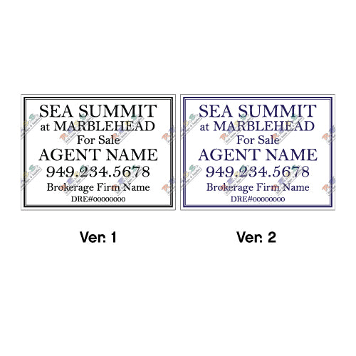Sea Summit at Marblehead - Listing Sign