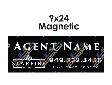 Starfire - Car Magnetic Sign | 9x24 (PAIR)