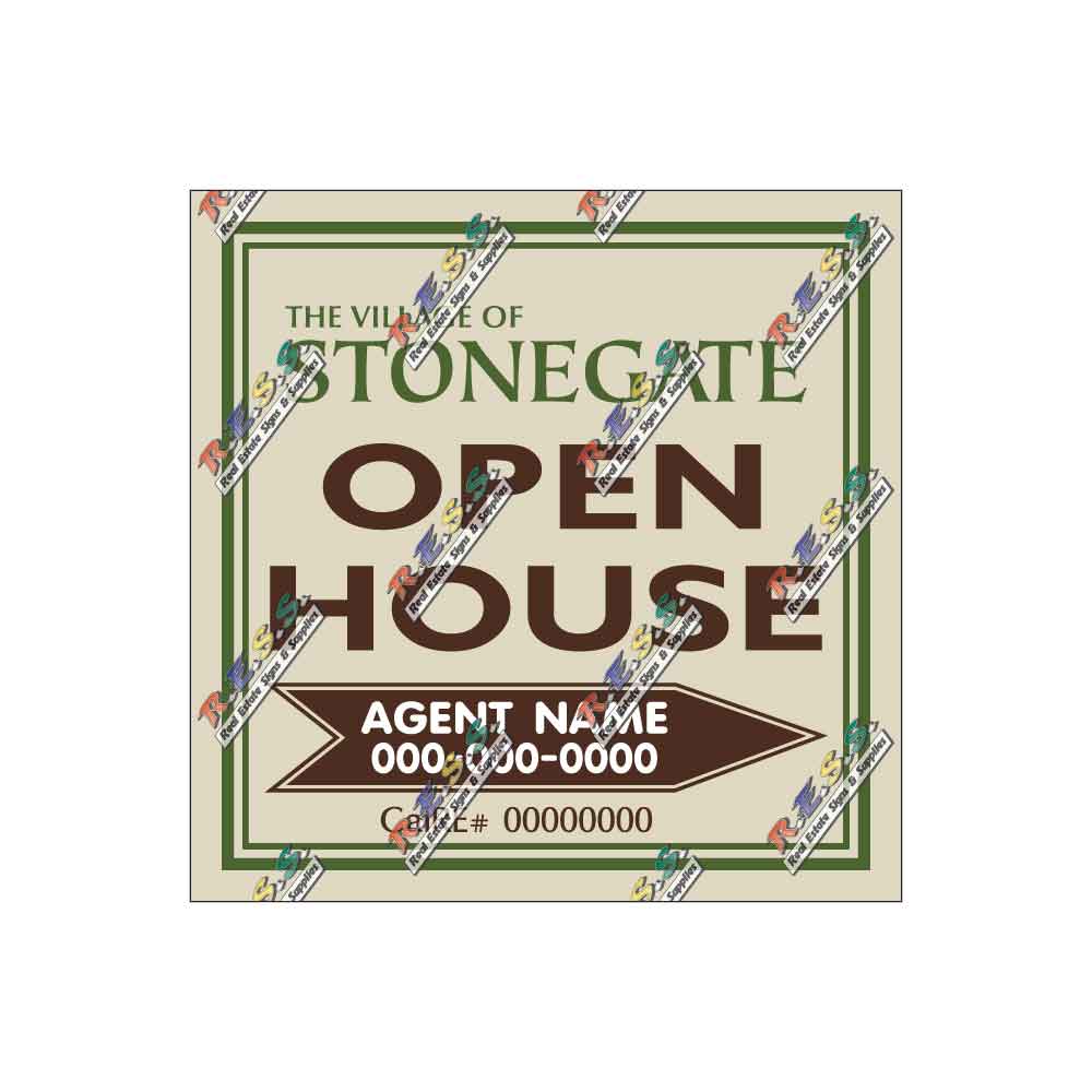 Stonegate - Open House Signs