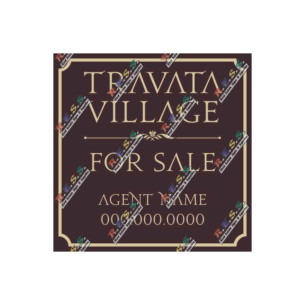 Travata Village - Listing Sign