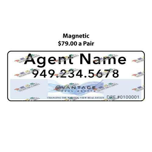 @Vantage - Car Magnetic Sign | 9x24 (PAIR)